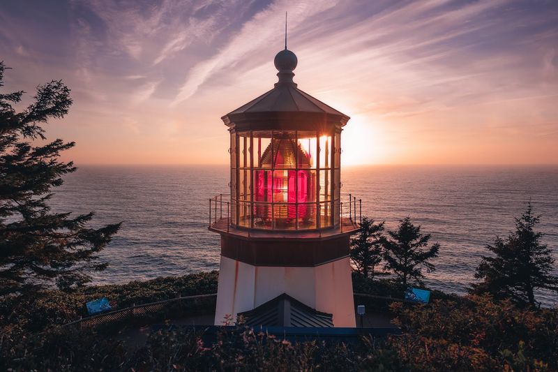 The Original Fresnel Lens Still Spinning Inside