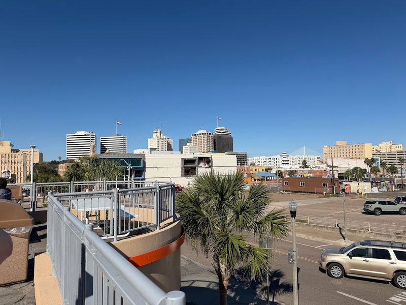 The Outdoor Observation Deck Above the Bay