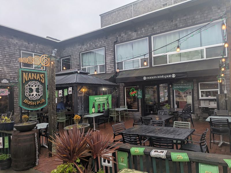 The Outdoor Patio With Heaters and a Welcome for Pets