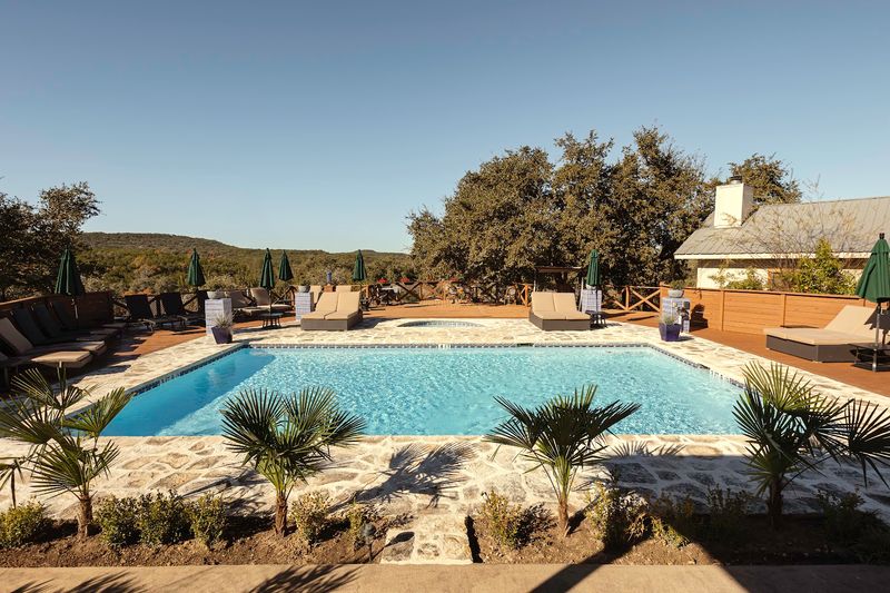 The Outdoor Pool, A Refreshing Escape on Warm Texas Days