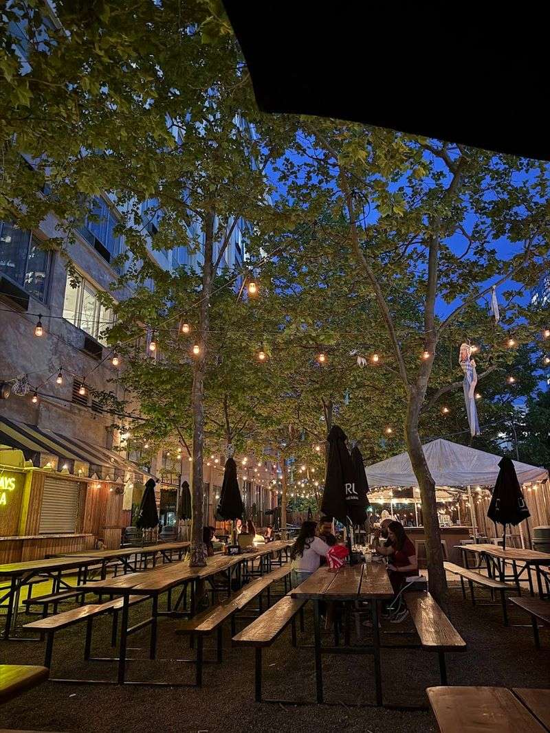 The Outdoor Tree-Shaded Garden