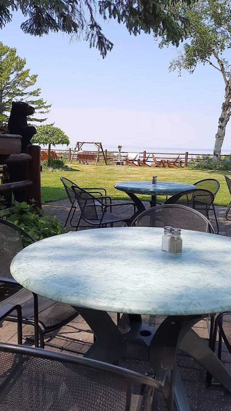 The Patio Facing Lake Michigan