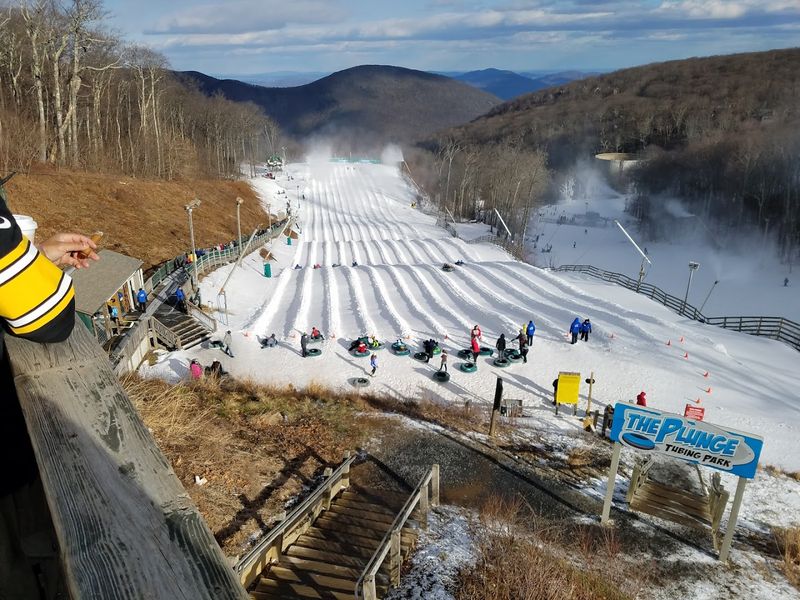 The Plunge, Virginia's Largest Snow Tubing Park