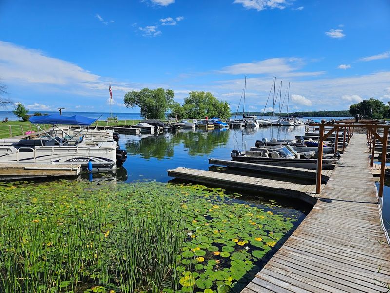 The Shallow Weedy Bay on Leech Lake
