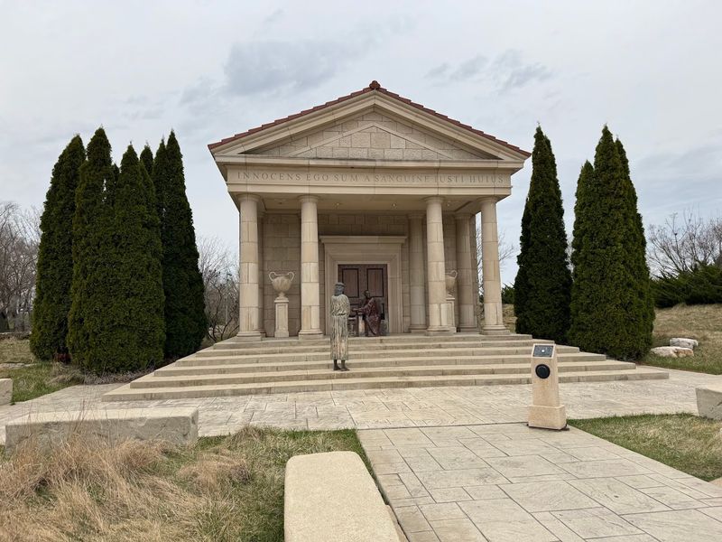 The Shrine of Christ's Passion Surrounds It