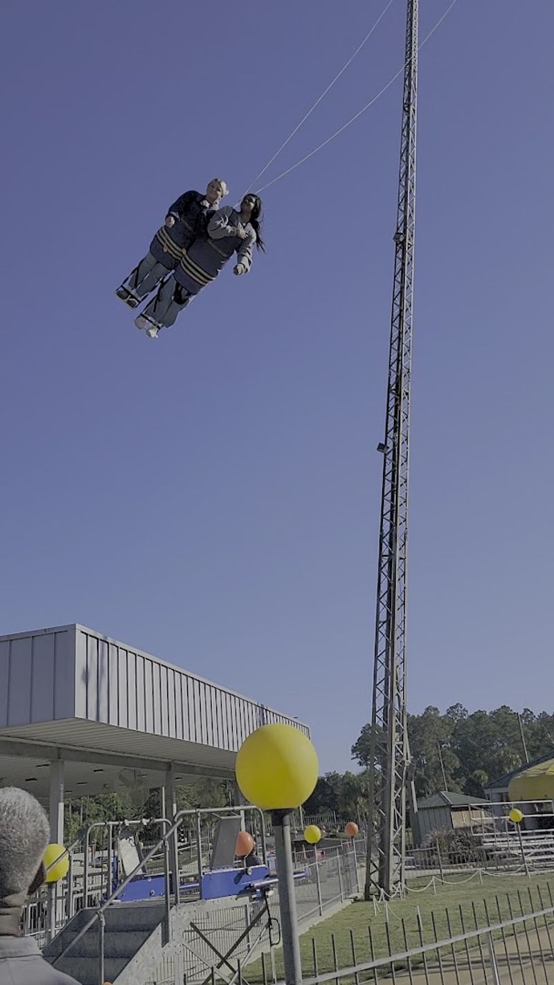 The Skycoaster Sends You 110 Feet Into the Air at 70 Miles Per Hour