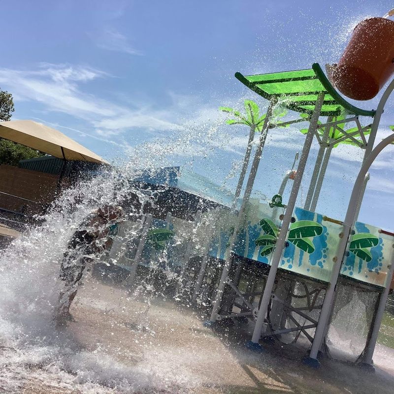 The Splash Pad Setup Keeps Little Ones Entertained