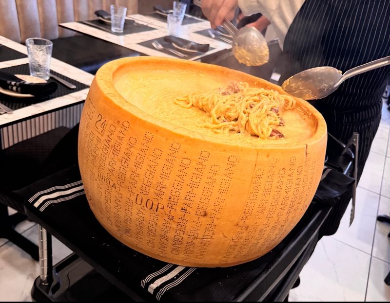 The Tableside Bucatini Carbonara Experience