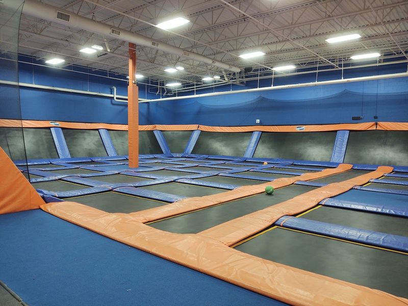 The Trampoline Area Lifts The Whole Mood