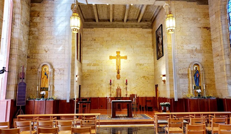 The Underground Crypt Beneath the Main Church