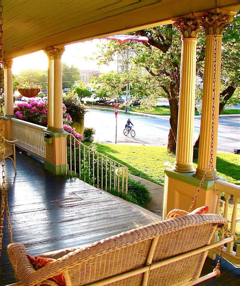 The Veranda and Garden Spaces Invite You to Slow Down