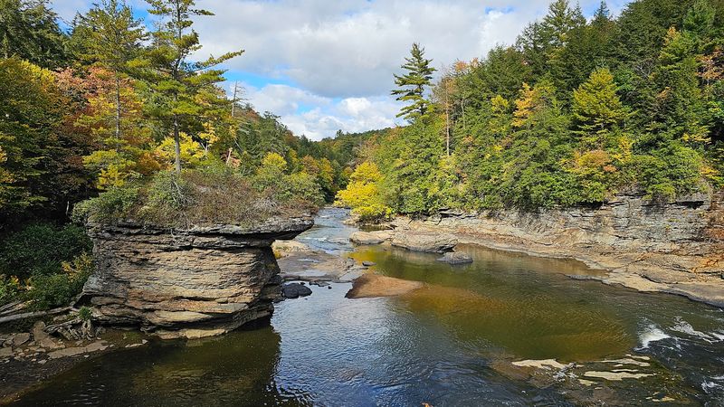 The Youghiogheny River Gorge, Where the Trail Gets Dramatic The Youghiogheny River Gorge, Where the Trail Gets Dramatic