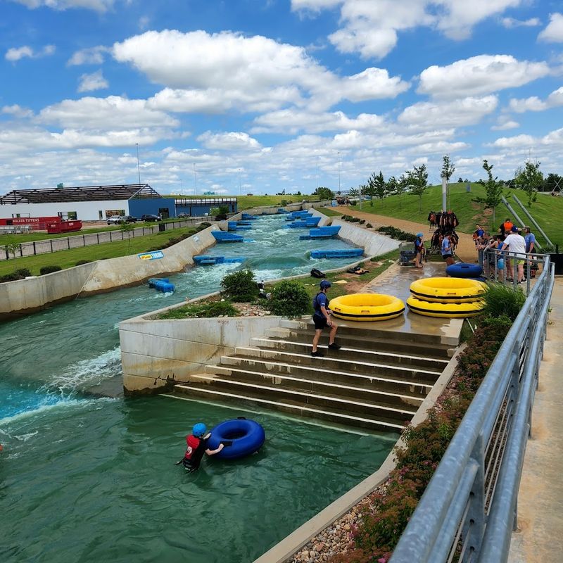 Tubing Through the Rapids Channel