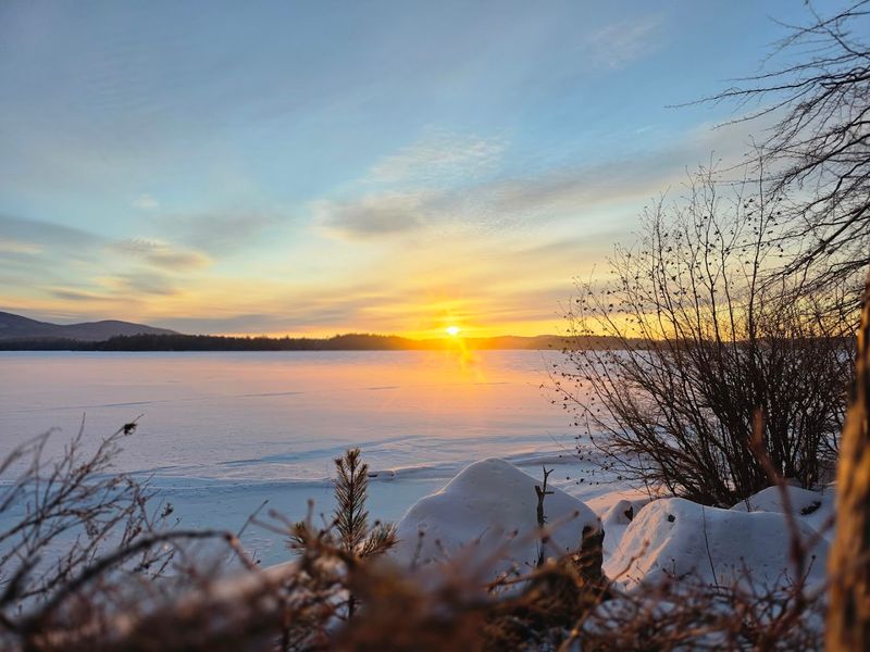 Winter Magic On A Frozen New Hampshire Gem