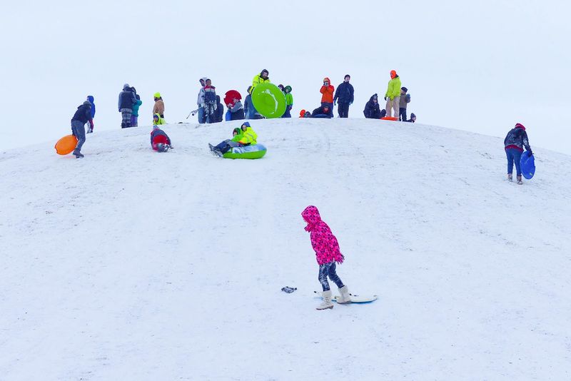 Winter Turns That Big Hill Into a Neighborhood Sledding Tradition