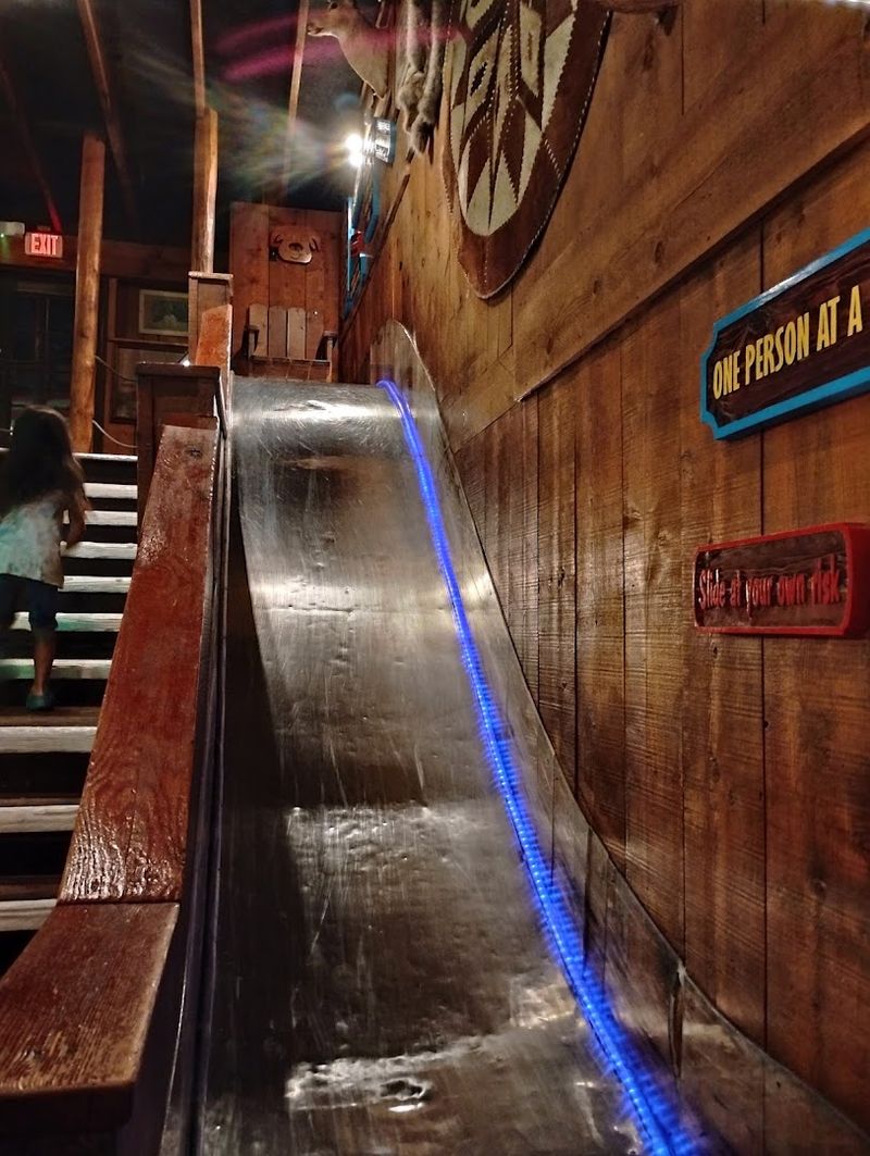 Yes, There Is An Indoor Slide