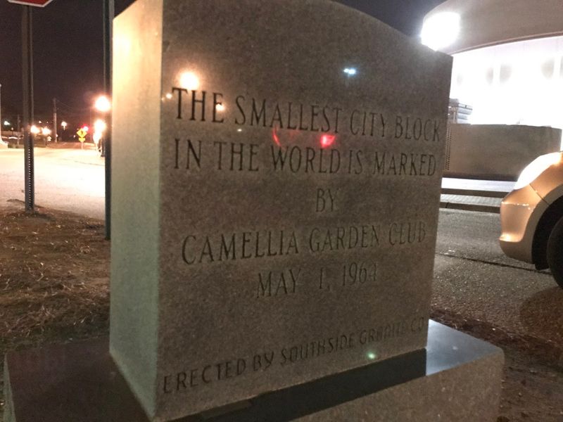 A Granite Monument Marks the Spot in the Most Serious Way Possible A Granite Monument Marks the Spot in the Most Serious Way Possible