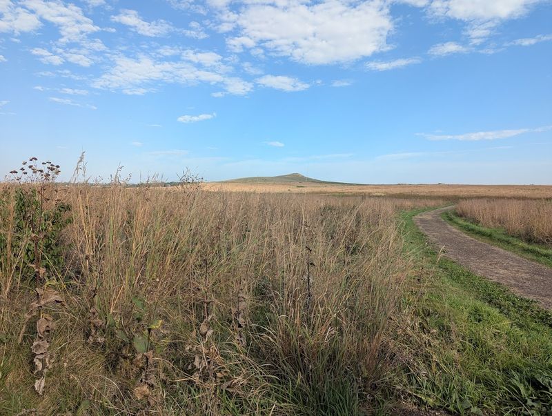 A Hill That Defies the Flat Prairie Around It A Hill That Defies the Flat Prairie Around It