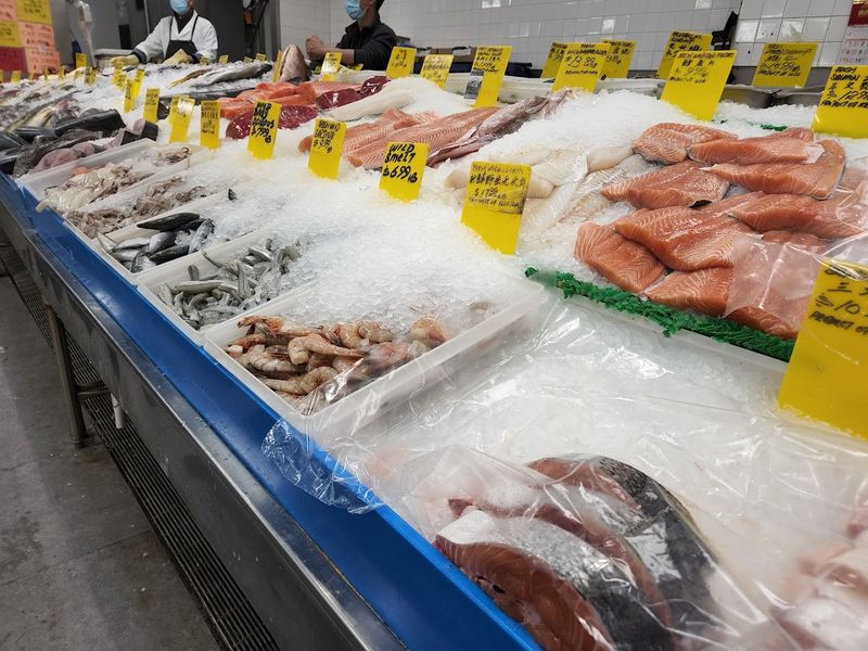 A Seafood Section That Means Business