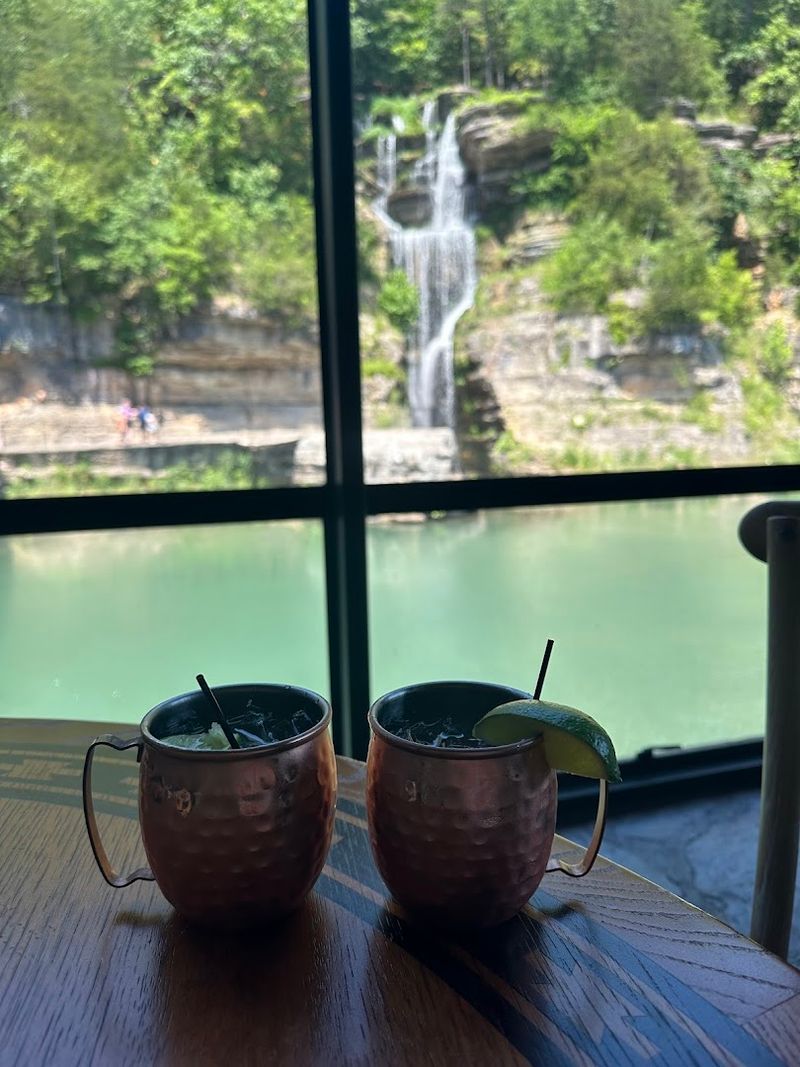 A Waterfall View Right From Your Table