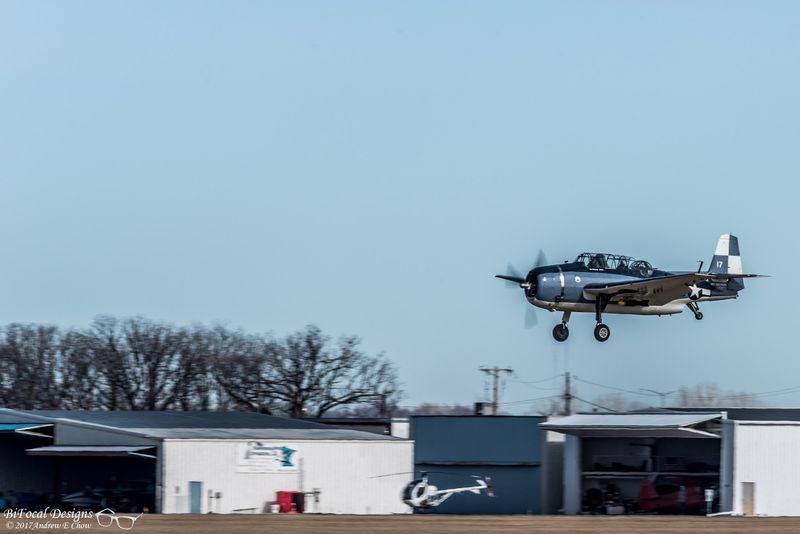 An Active Runway Right Outside the Hangar Doors