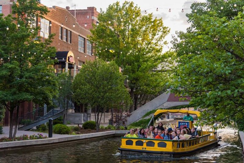 Bricktown Canal and the Water Taxi That Ties It All Together