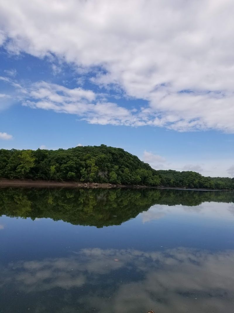 Camping Along the Riverbanks of Missouri
