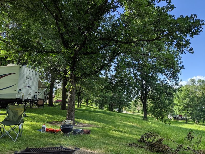 Camping at the Whitebreast Recreation Area