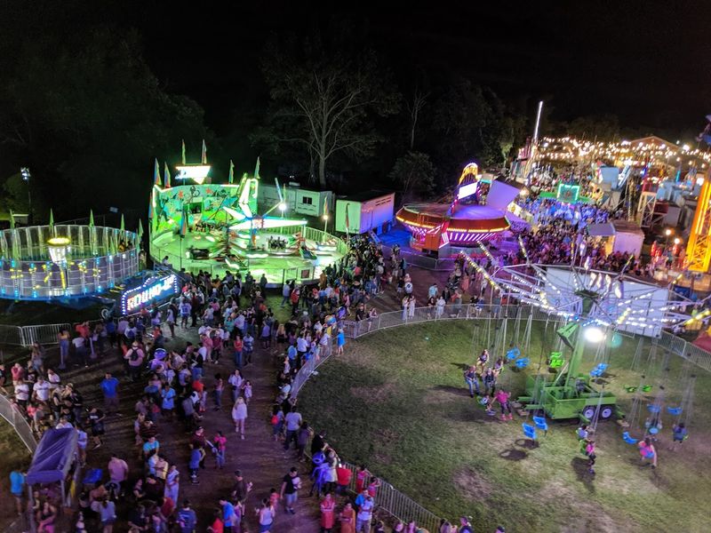 Carnival Rides That Light Up the Night Sky