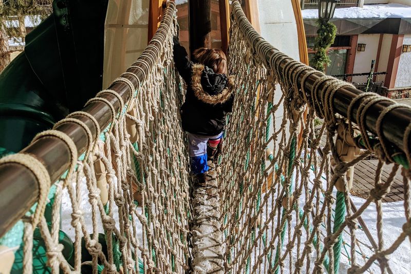 Climbing Walls, Slides, and Bridges: A Full Adventure in One Small Park