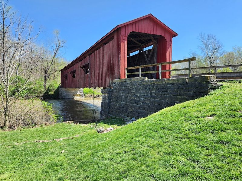 Come Walk Across a Covered Bridge Built in 1876 Come Walk Across a Covered Bridge Built in 1876