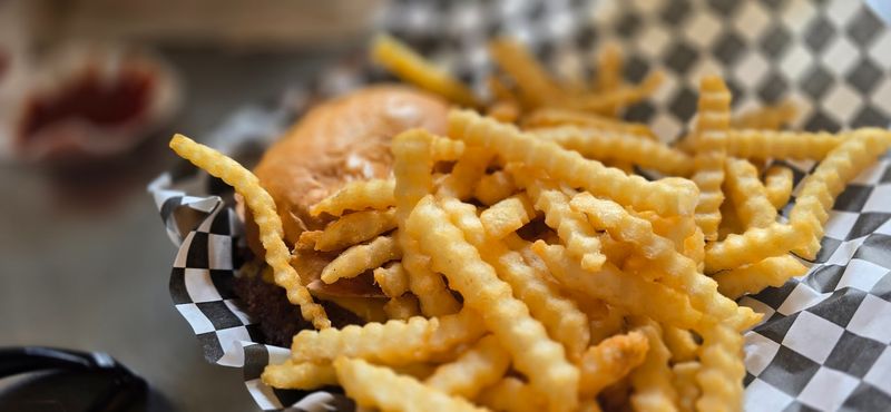 Crinkle Fries and a Cookie Round Out the Meal