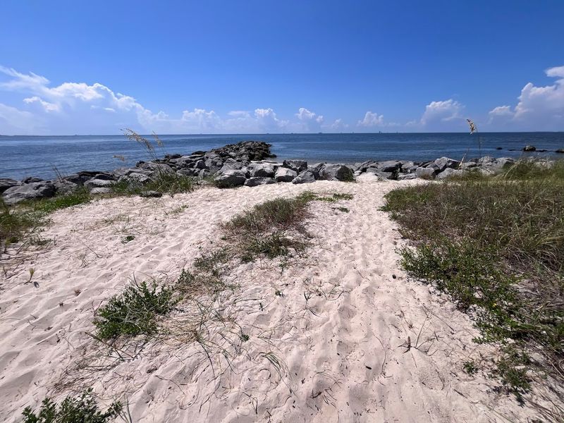 Dauphin Island East End Beach and Historic Fort Gaines Area Dauphin Island East End Beach and Historic Fort Gaines Area