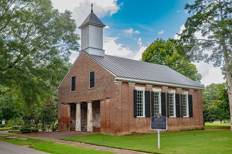 Do Not Miss the 1839 Brick Church With Handmade Walls