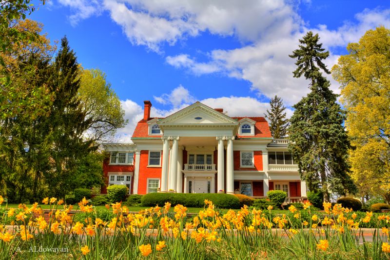Do Not Miss the White River Views Behind the Historic Grounds
