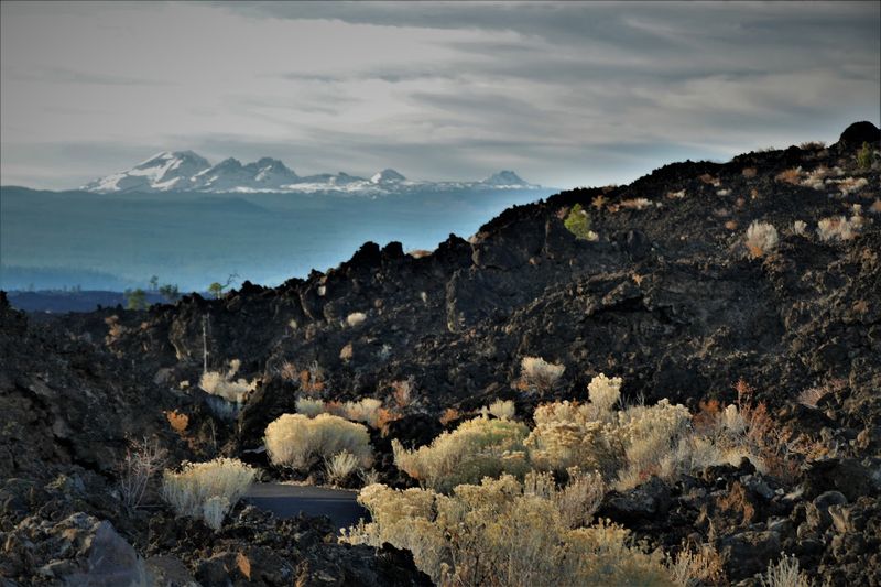 Exploring the Lava Flow Trails at the Base