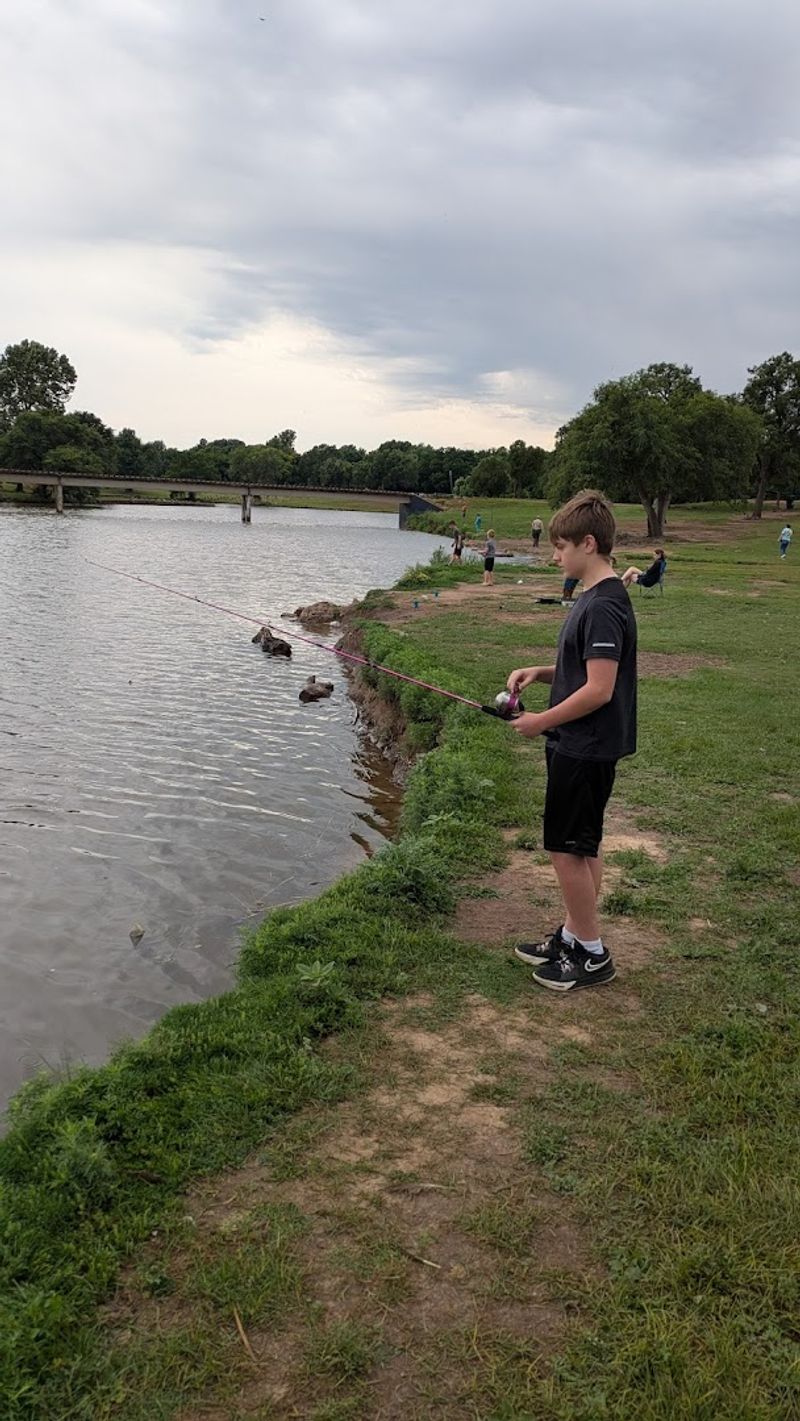 Fishing at the Lake Is a Quiet Reward