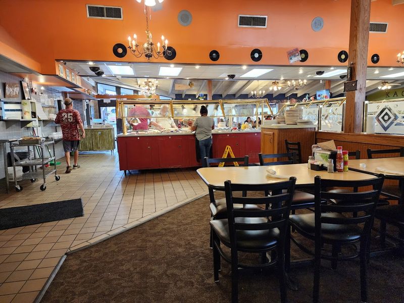 Five Buffet Counters Loaded With Southern Sides Five Buffet Counters Loaded With Southern Sides