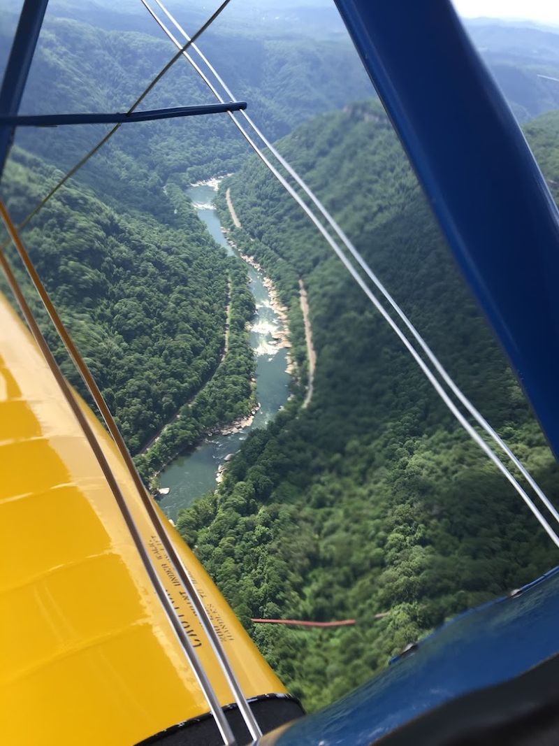 Flying Over New River Gorge National Park Flying Over New River Gorge National Park