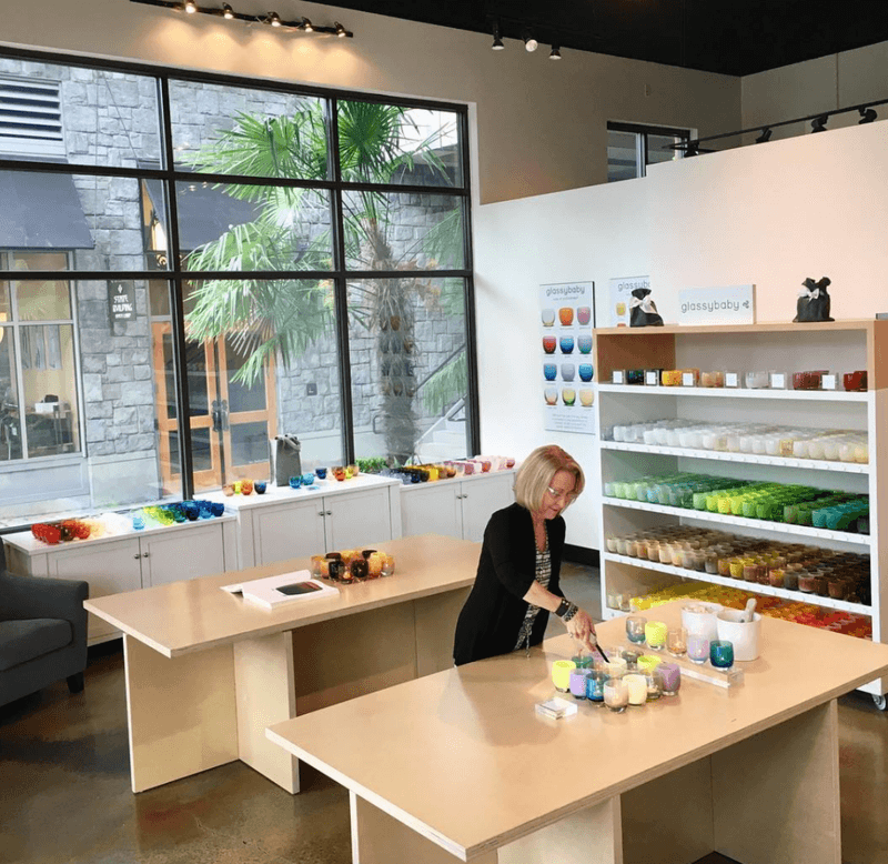 Glassybaby, Portland