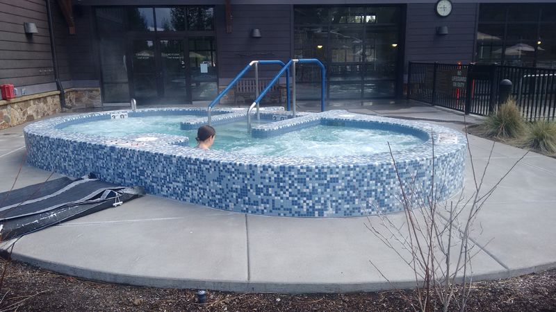 Hot Tub and Outdoor Relaxation Spaces