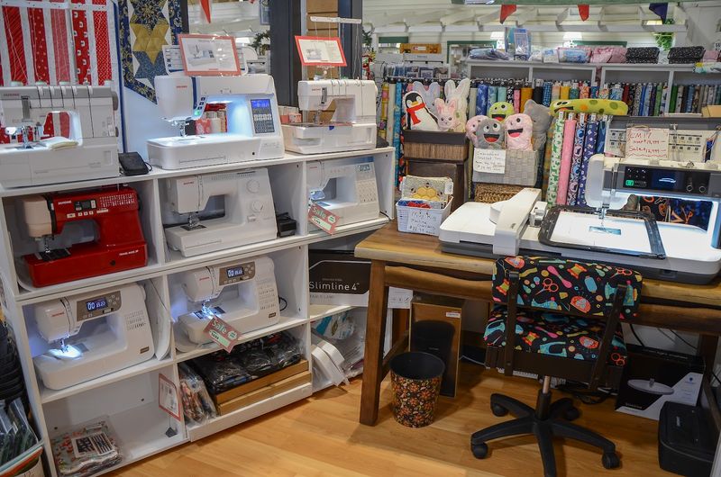 Janome Sewing Machines Right There On The Floor