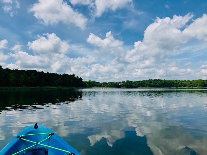 Kayaking on Water That Looks Like Liquid Glass