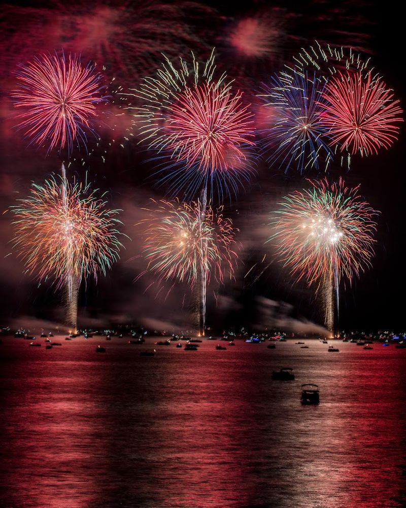 Lake Wawasee Fireworks in Syracuse