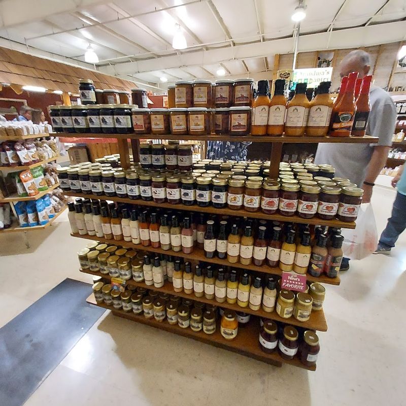 Local Farm Produce and the Country Canner's Homestyle Shelves