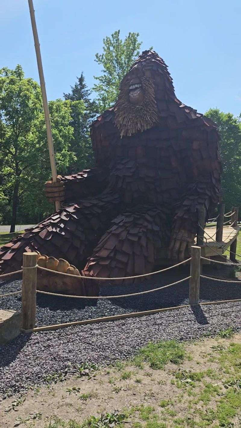 Make Time To Meet Otis The Bigfoot Statue