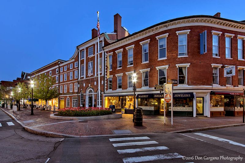 Market Square and South End in Portsmouth Market Square and South End in Portsmouth