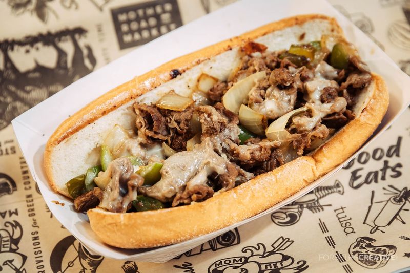 Metropolis Cheesesteaks at Mother Road Market, Tulsa (The Food Hall Favorite)
