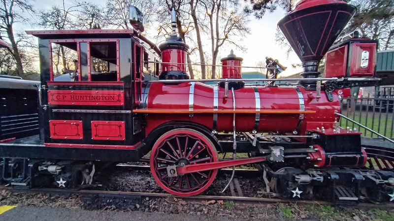 Mini Train Rides Around the Park