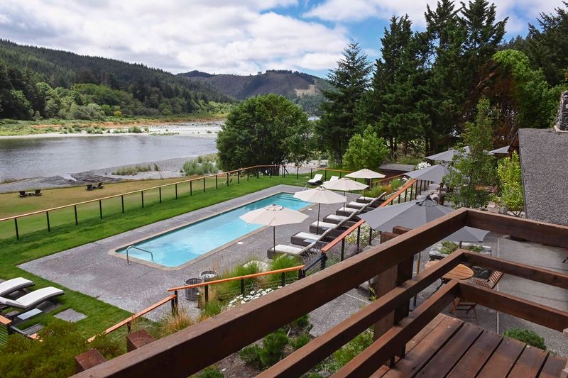 Outdoor Relaxation with a River View